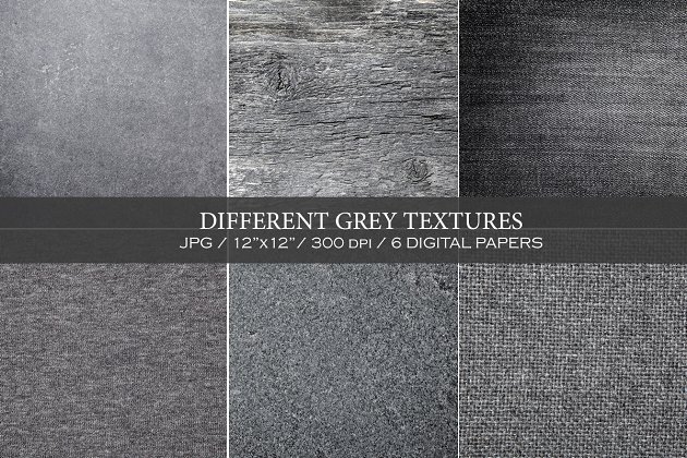 粗糙背景纹理素材 Different grey textures
