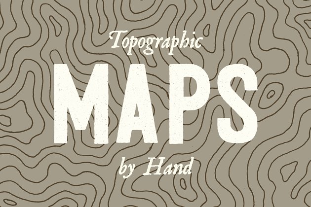 等高线海拔地形图 3 Topographic Elevation Maps