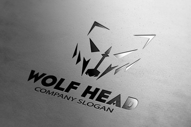 狼头logo模板 Wolf Head Logo