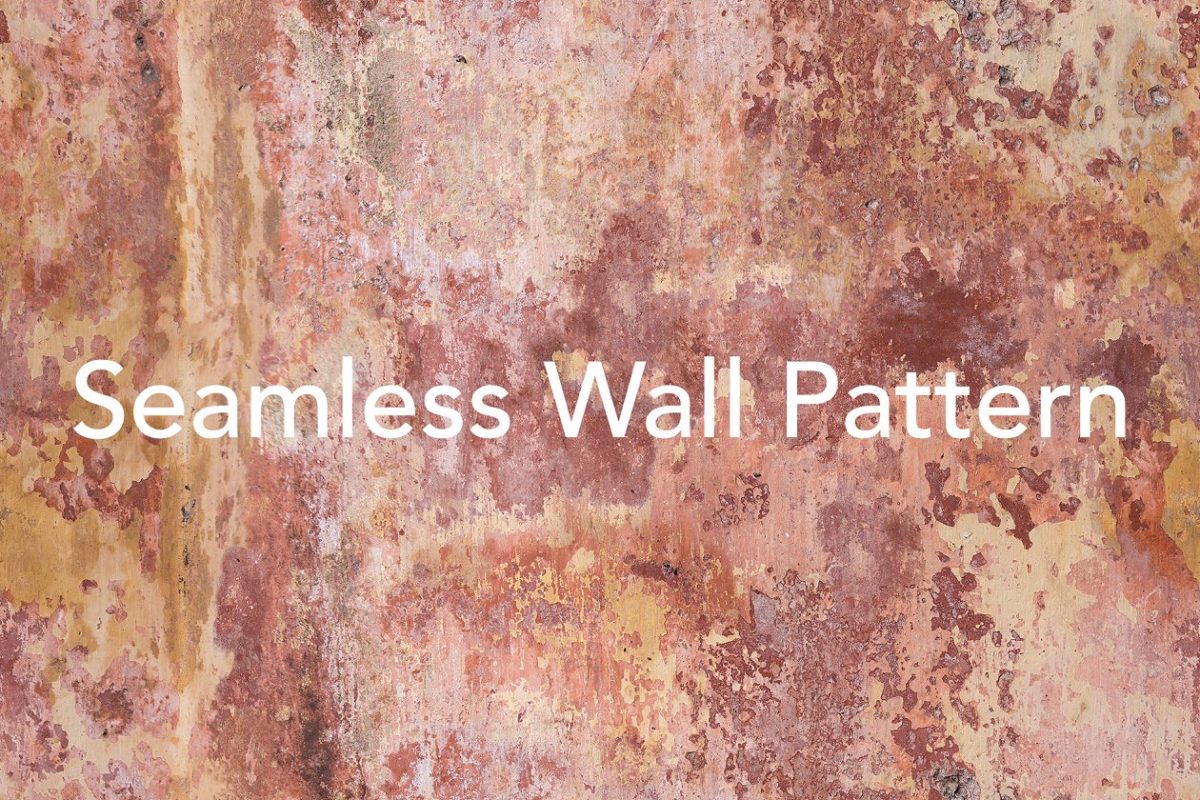 墙壁肌理素材背景纹理 Tileable Seamless Pink Wall Texture