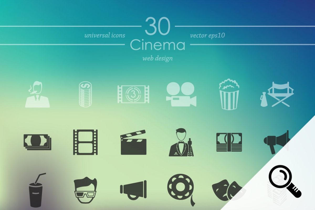 电影图标素材 30 CINEMA icons