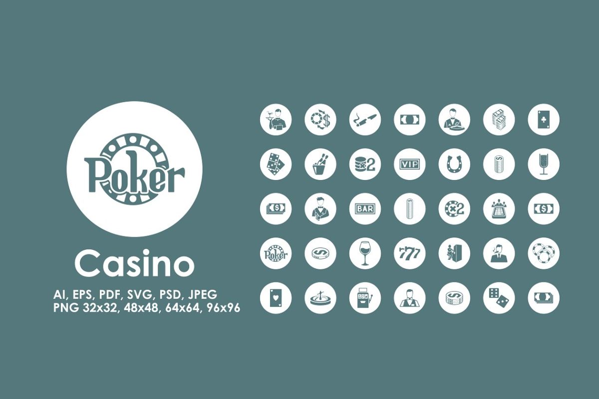 简单的游戏图标 35 Casino simple icons