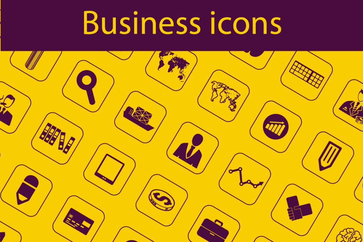 132个商业简洁图标 132 BUSINESS simple icons