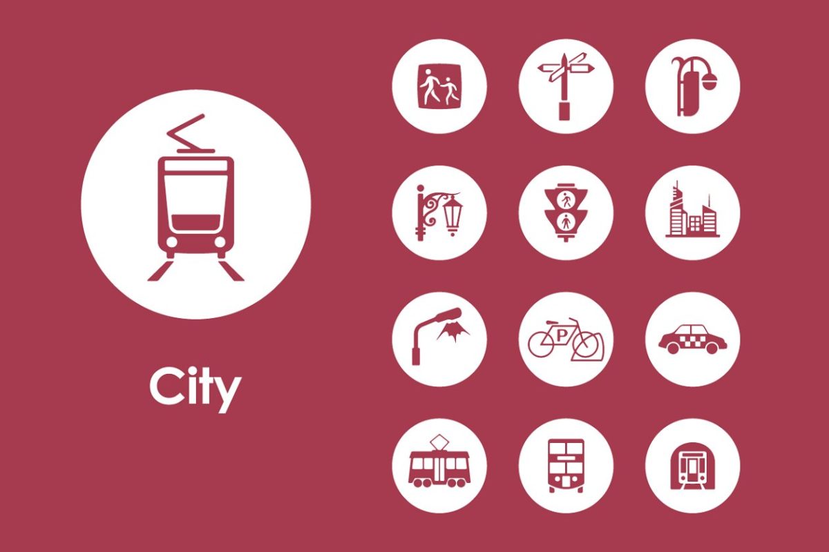 城市图标素材 city icons