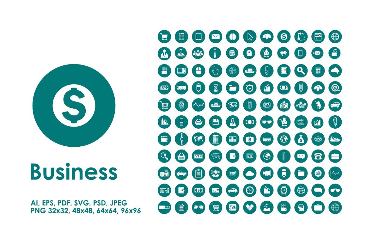 商业图标 Business icons