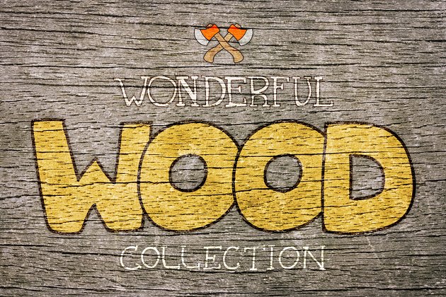 了不起的木纹纹理背景素材合集 Wonderful Wood Collection