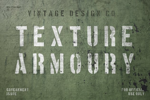 复古的军绿军械效果的背景纹理素材 Texture Armoury – Vintage Resources