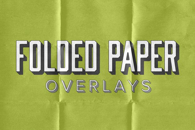 24折叠纸覆盖 24 Folded Paper Overlays