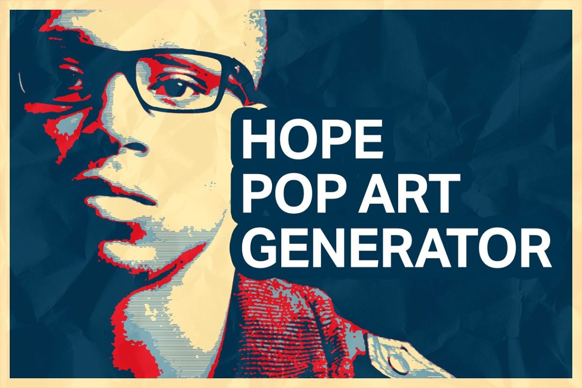 印象派海报PS动作 Hope Poster Pop Art Generator