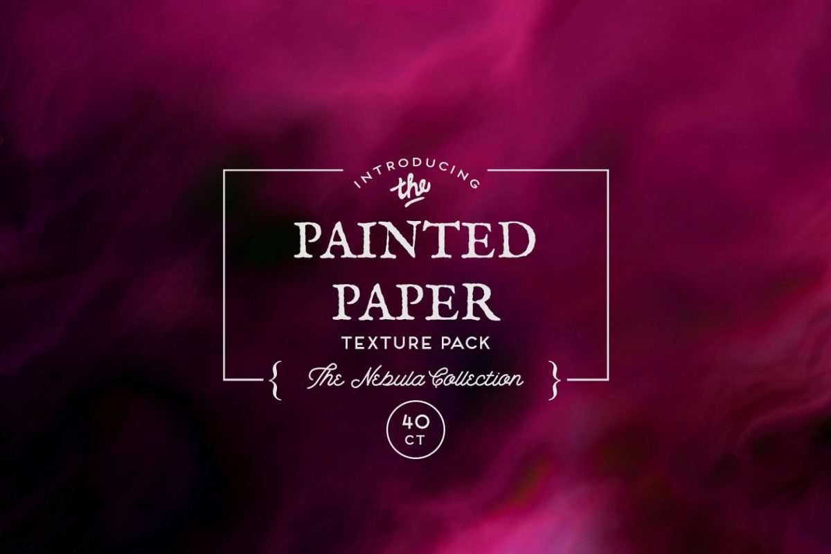 绘画背景纹理素材 Painted Paper Textures Nebula