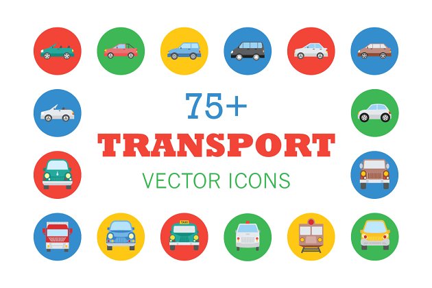 交通车辆运输图标下载 75+ Transport Vector Icons
