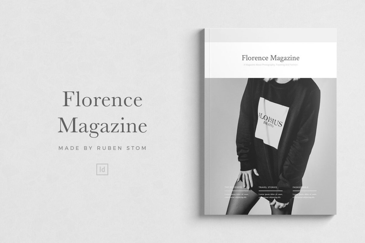 佛罗伦萨时尚杂志画册模板 Florence Magazine Template