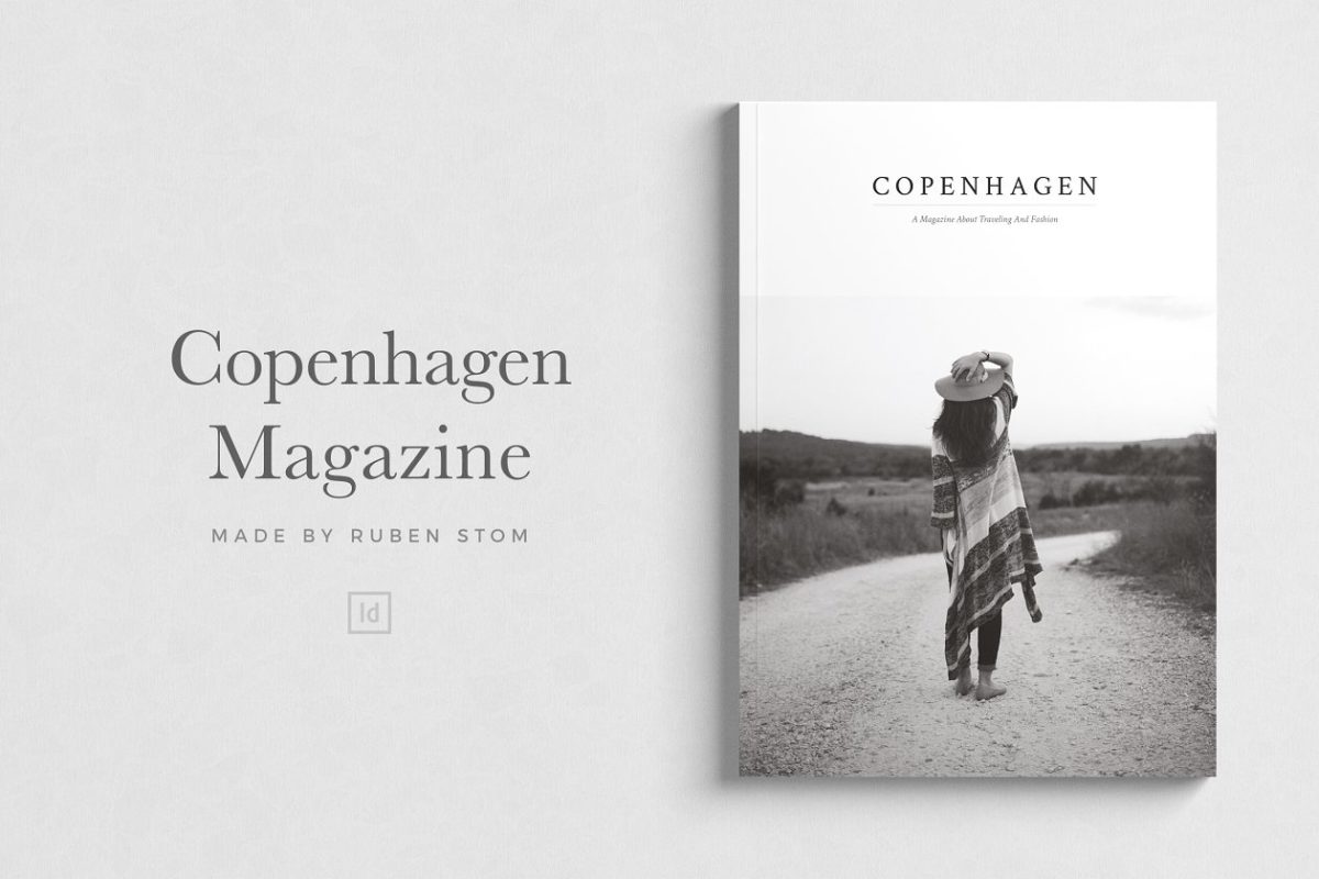 简约杂志模板 Copenhagen Magazine Template