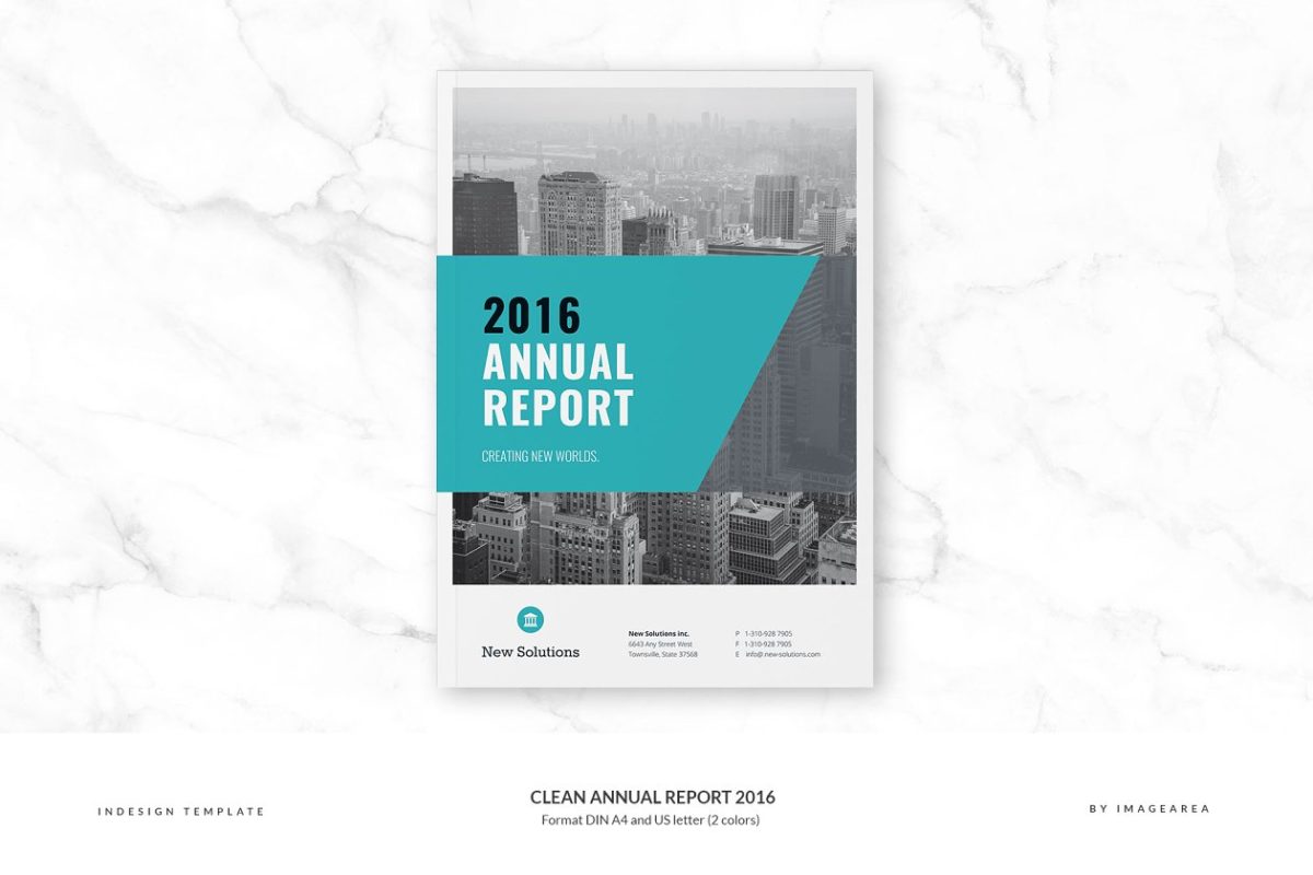 简单的年度报告画册 Clean Annual Report 2016
