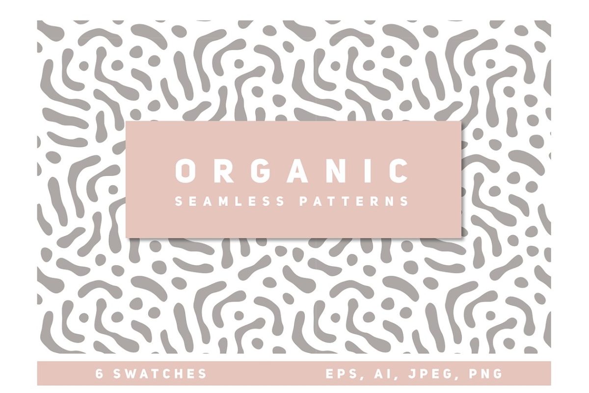有机无缝图案集 Organic Seamless Patterns Set