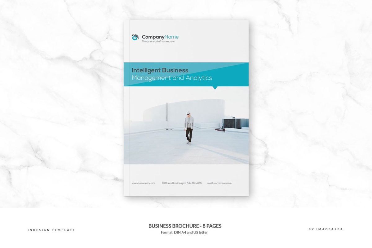 商业画册模板 Business Brochure – 8 Pages