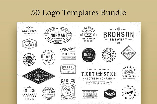 50个logo模板 50 Logo Templates Bundle