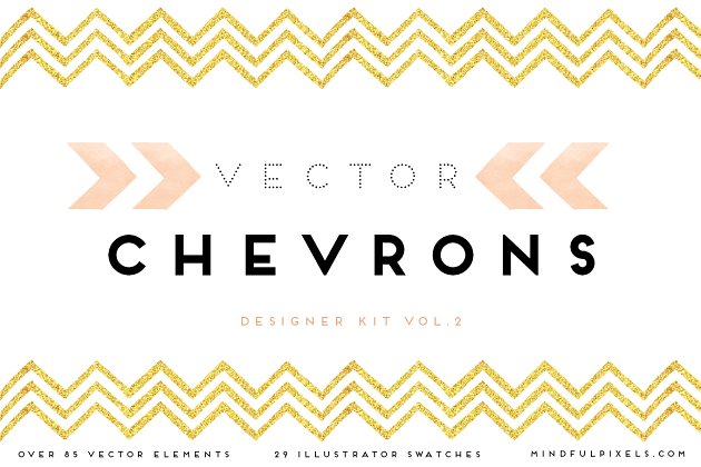 矢量手绘素材 Vector Chevron Kit