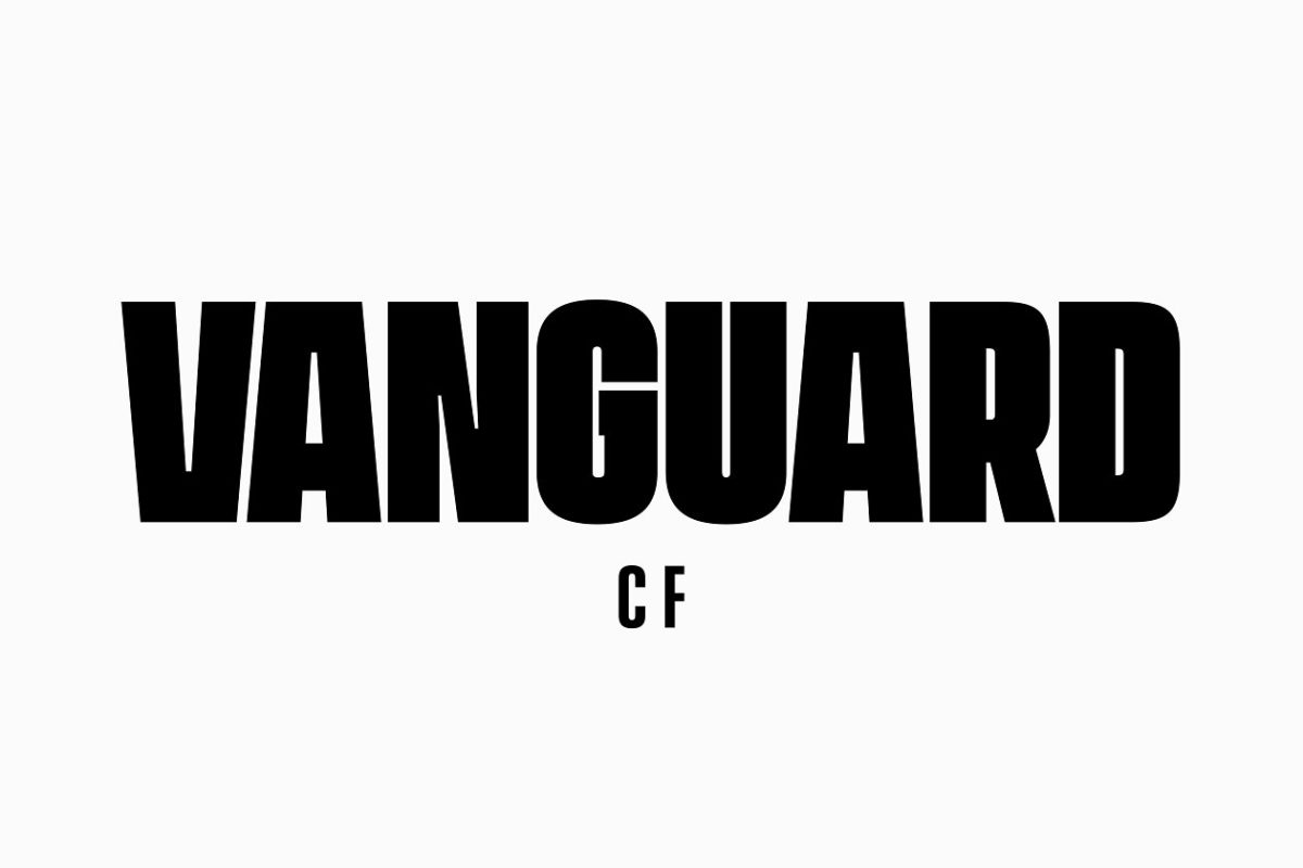 精彩和大胆的字体 Vanguard CF: brilliant & bold sans