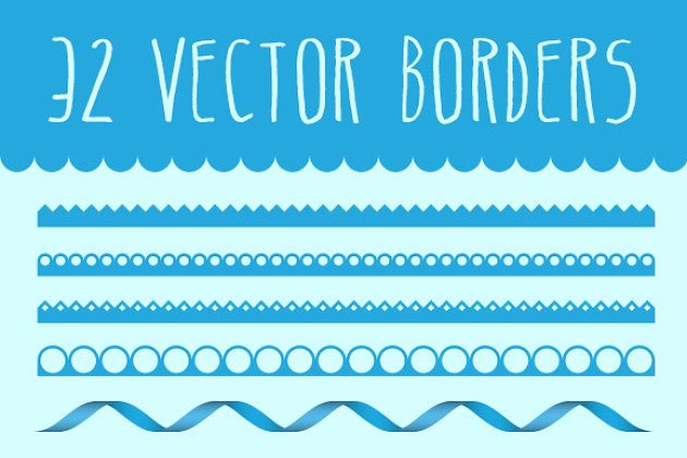 矢量边框素材 Vector Borders Pack 1