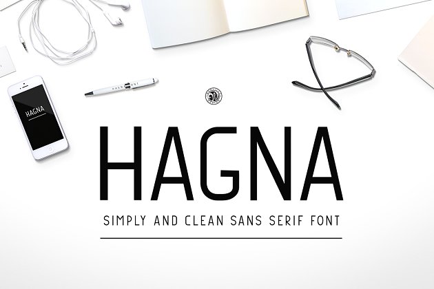 时尚的字体 Hagna