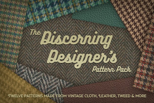 逼真针织背景纹理素材 Discerning Designer’s Pattern Pack