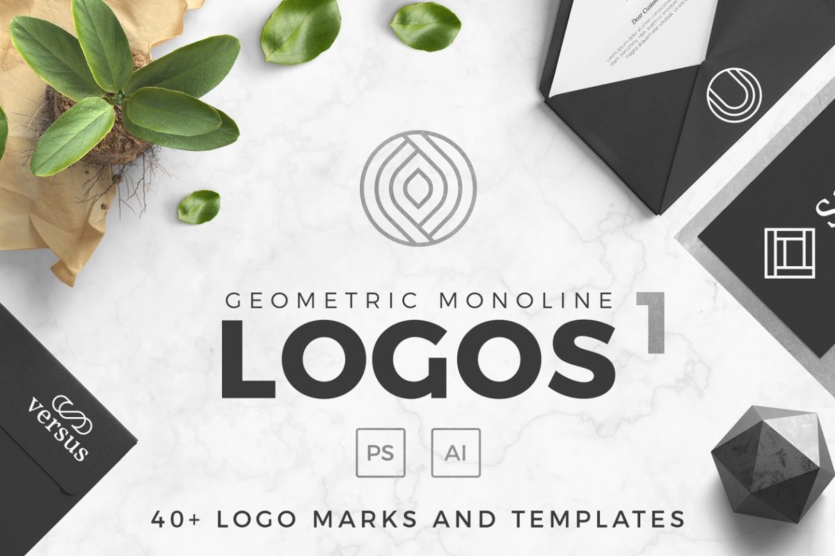logo设计素材模板 Logos and Marks – volume 01