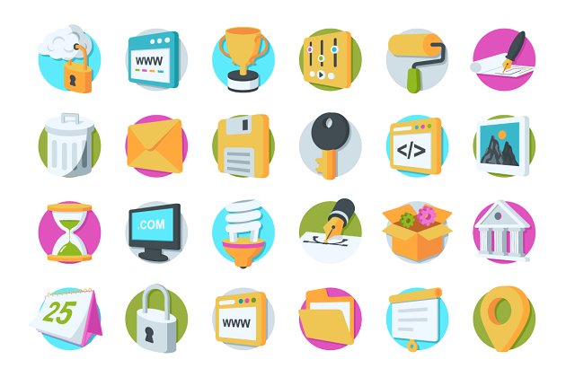 36个网页设计和开发图标 36 Web Design and Development Icons