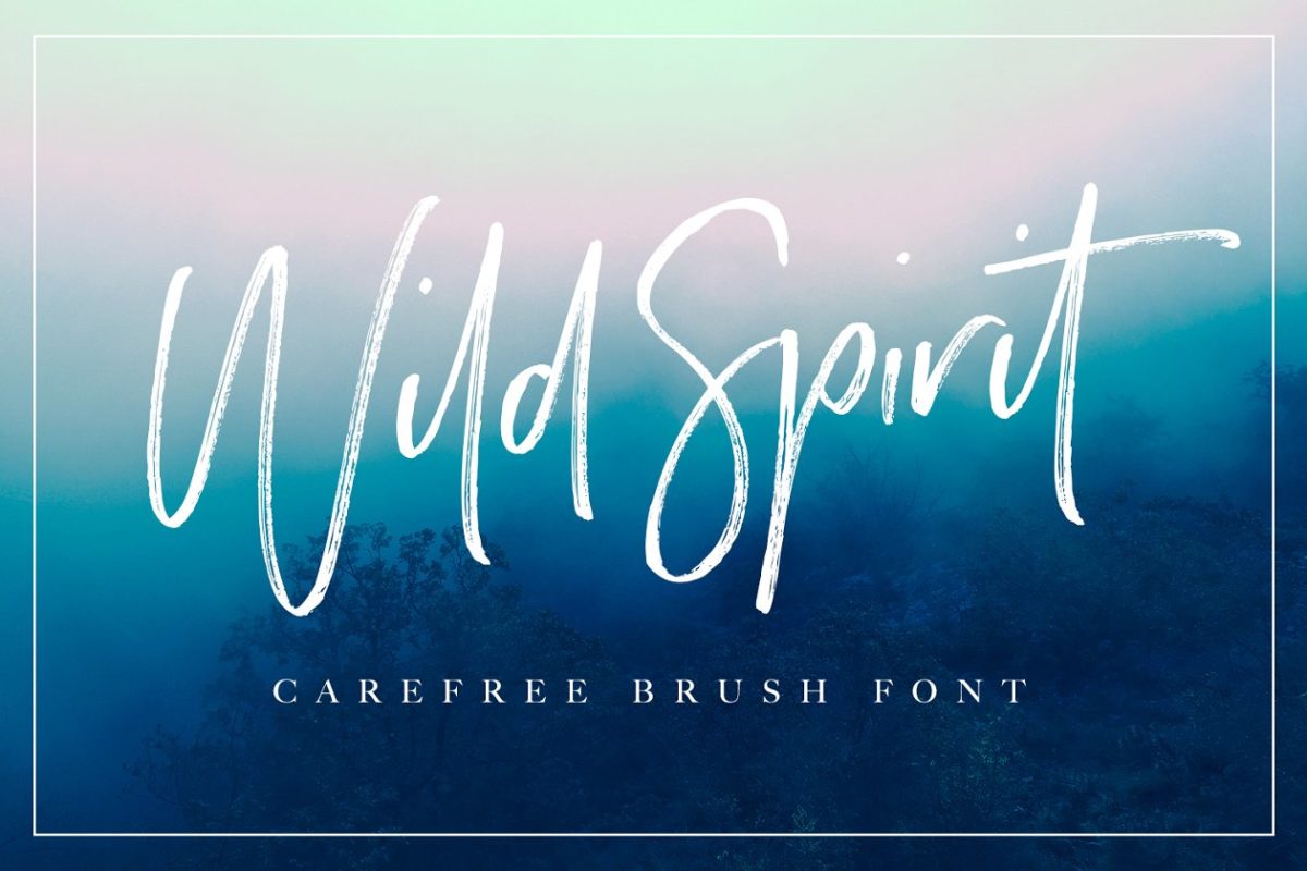 粗犷个性字体 Wild Spirit Font