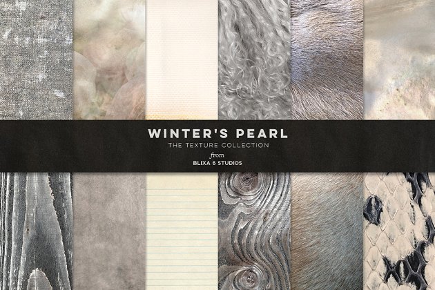 冬季材质自然纹理 Winter’s Pearl Natural Textures