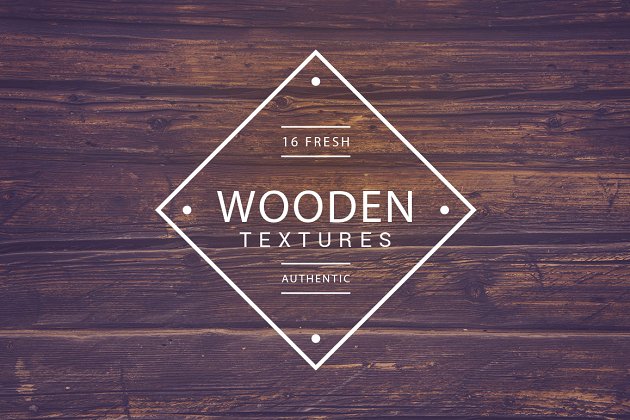 16个木纹背景纹理素材 16 Wooden Background Textures Pack