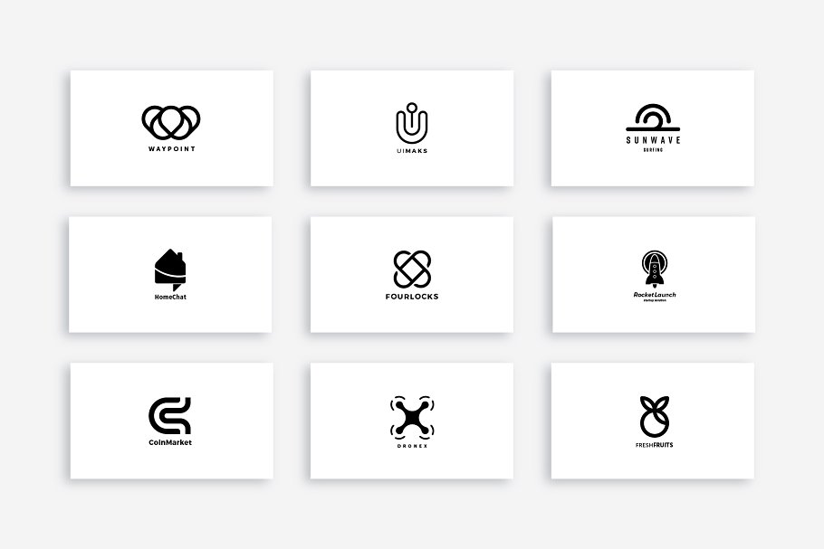 30个预备LOGO设计模板 30 Unique Premade Logos Pack插图8