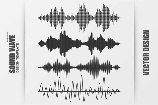 声音波纹图形 Collection Sound Wave