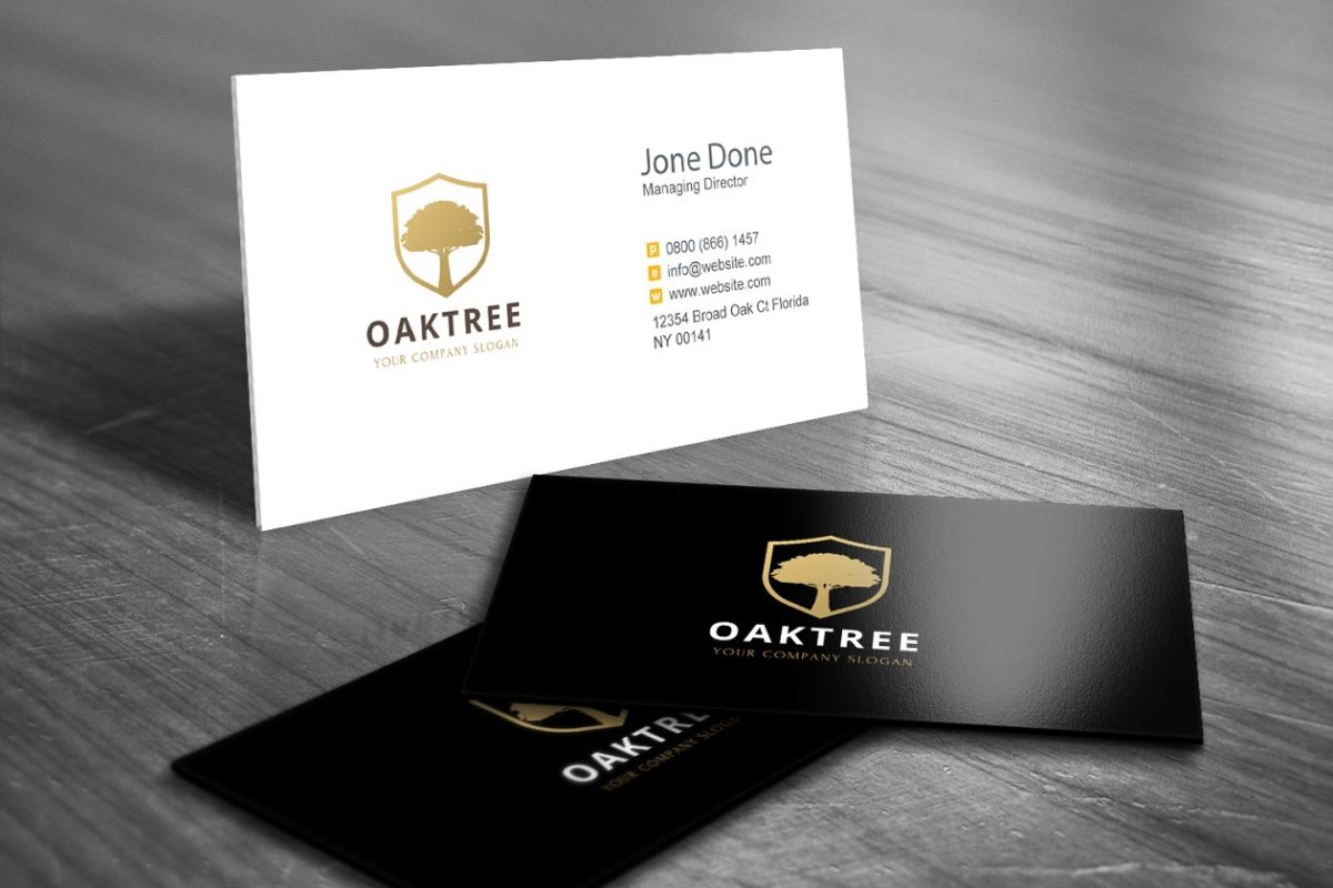 logo模板素材 Oak Tree