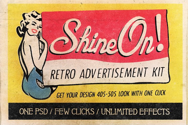 怀旧复古广告 Shine On – Retro Advertisement