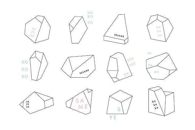 几何logo素材模板 Geometric Logos Pack