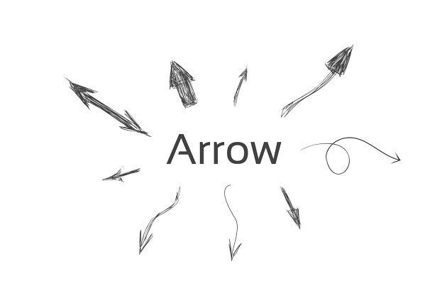 箭头素材插画 Arrow