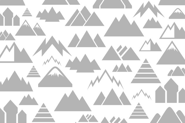 山图形背景纹理素材 Mountain a background