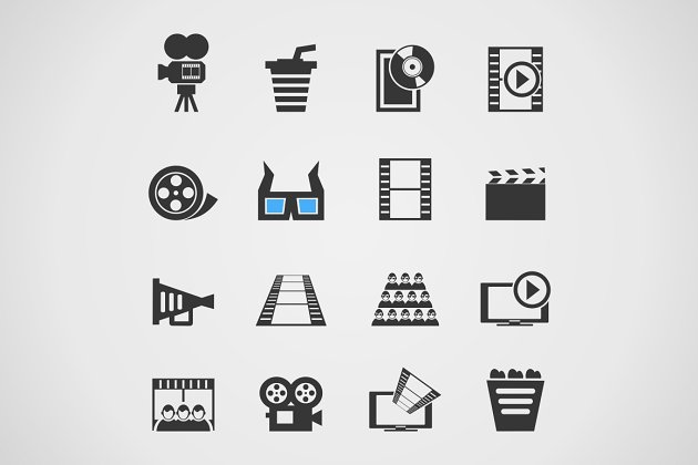 电影主题图标 Cinema icons