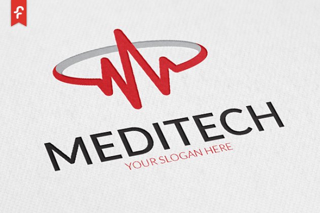 技术创意logo模版 Medical Tech Logo