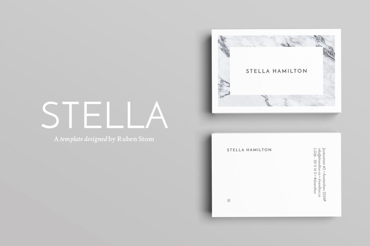 史黛拉名片模板 Stella Business Card Template