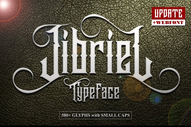 酷炫游戏个性字体 Jibriel Typeface