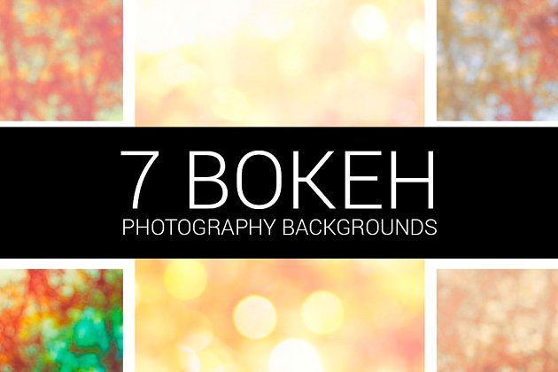 光圈模糊效果的图片 Photography Bokeh Pack 02