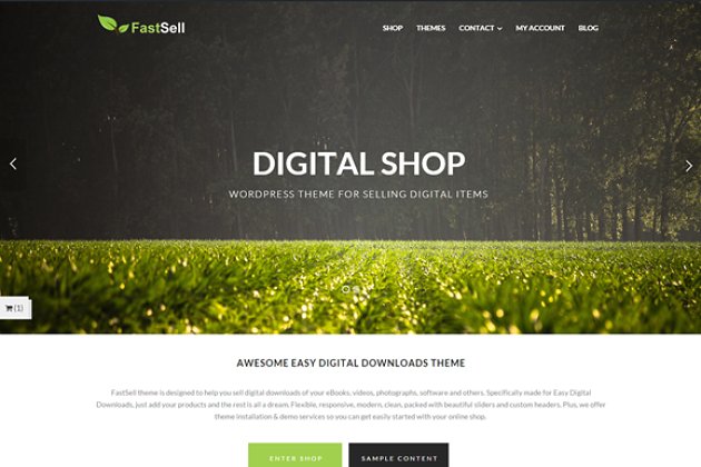 商店主题网站模板 FastSell – Shop WordPress Theme
