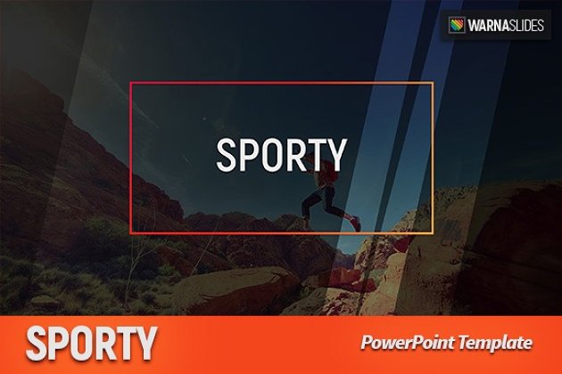 故事PPT模版 Sporty PowerPoint Template