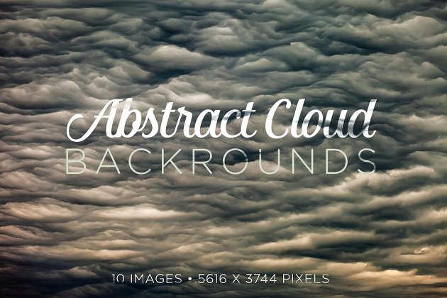 抽象云背景纹理 Abstract Cloud Backgrounds Volume 1
