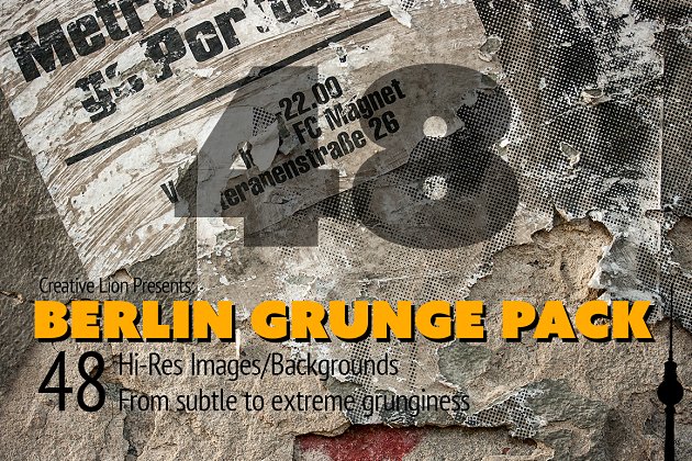 柏林静物纹理集 Berlin Grunge Pack I