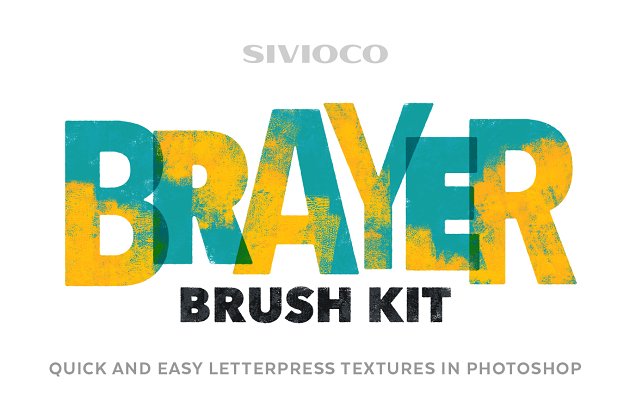 油墨印刷笔刷包 Brayer Brush Kit