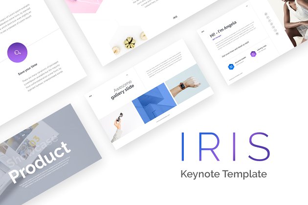 极简主义ppt模板下载 IRIS | Minimal Keynote Template
