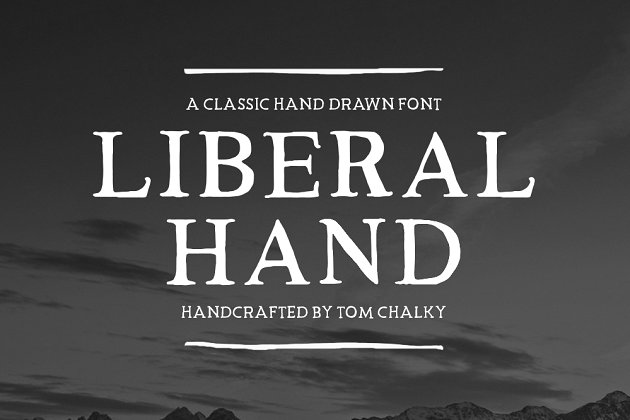 衬线字体 Liberal Hand
